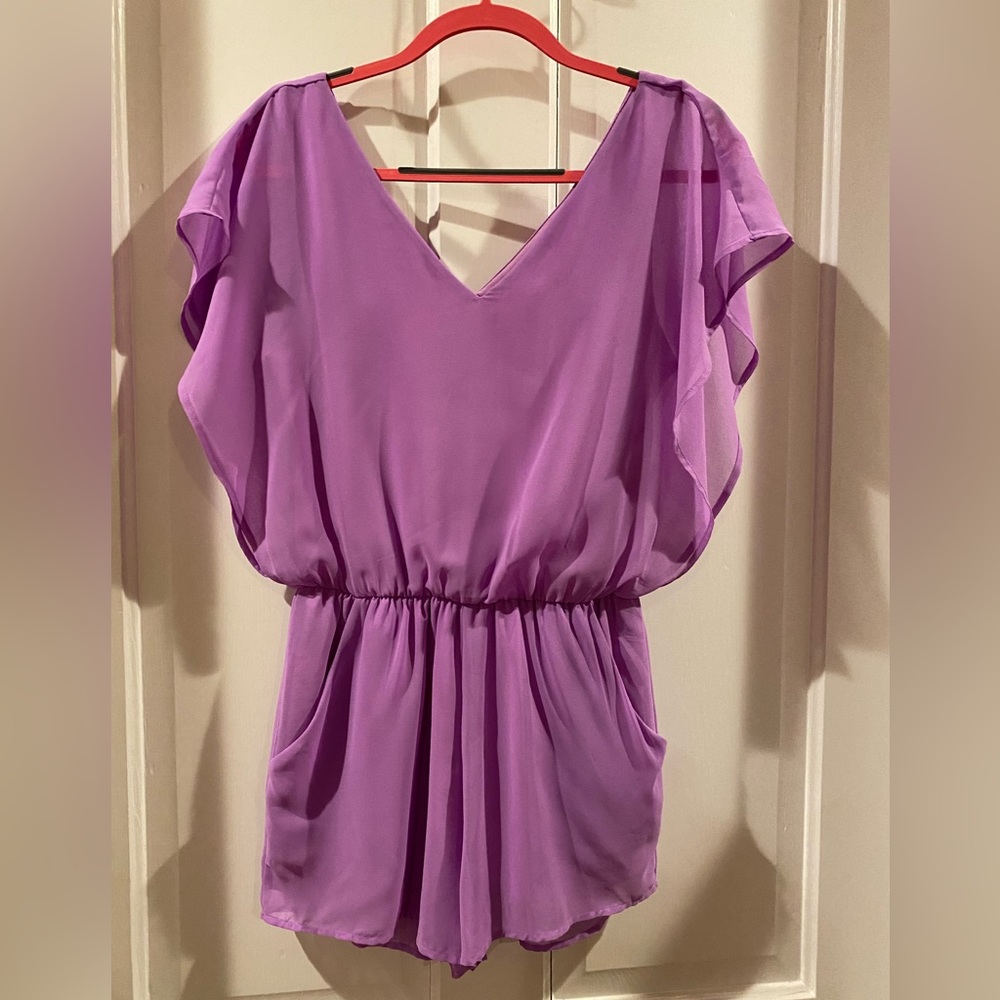 Gianni Bini Violet Romper Size S